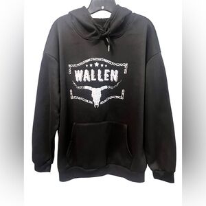 Black Graphic Hoodie